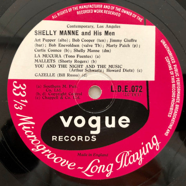 Shelly Manne And His Men – Shelly Manne And His Men, image 4