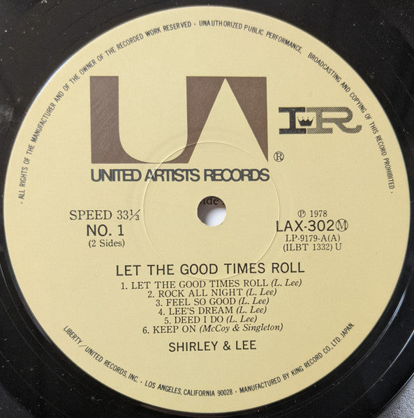 Shirley & Lee – Let The Good Times Roll, image 4