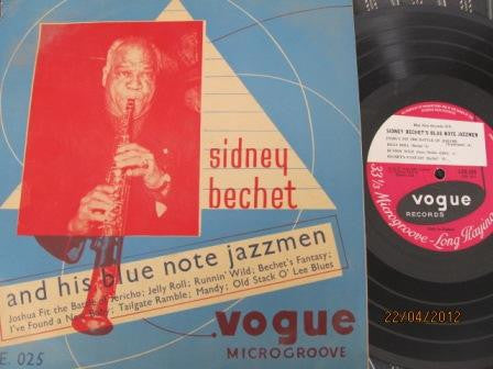 Front cover of Sidney Bechet And His Blue Note Jazz Men – Sidney Bechet And His Blue Note Jazzmen, Vogue Records, UK