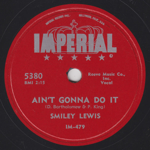 Smiley Lewis – One Night / Ain't Gonna Do It, image 2