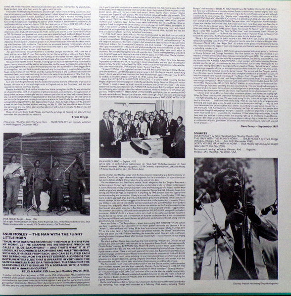 <Snub> Mosley And His Band – The Man With The Funny Little Horn, image 3