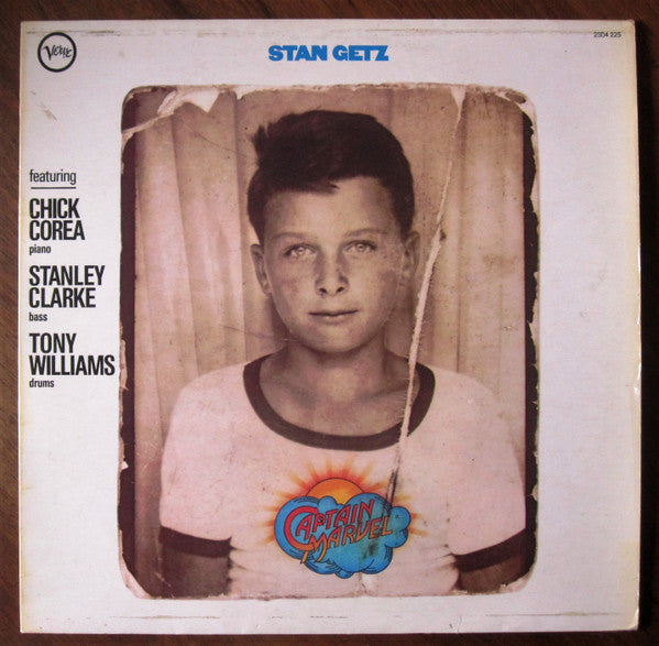 Front cover of Stan Getz – Captain Marvel, Verve Records, France, 1975