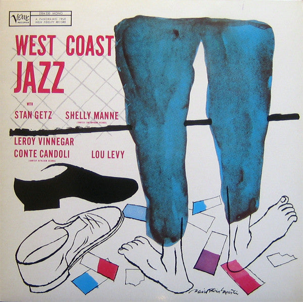 Front cover of Stan Getz – West Coast Jazz, Verve Records, Germany