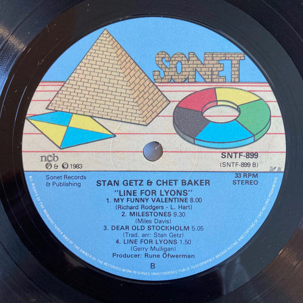 Stan Getz & Chet Baker – Line For Lyons, image 4