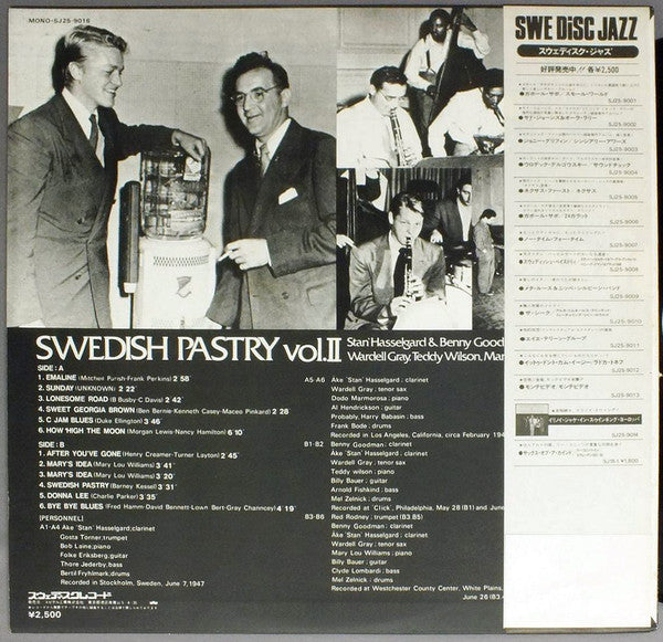 Stan Hasselgard & Benny Goodman With Wardell Gray, Teddy Wilson & Mary Lou Williams – Swedish Pastry Vol. II, image 2