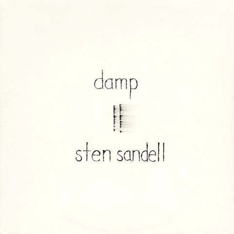 Front cover of Sten Sandell – Damp, Bauta Records, Sweden, 1985