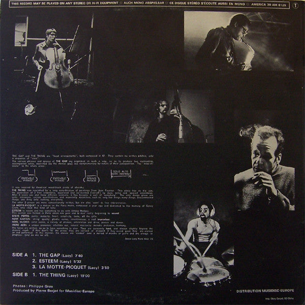 Steve Lacy Quintet – The Gap, image 2