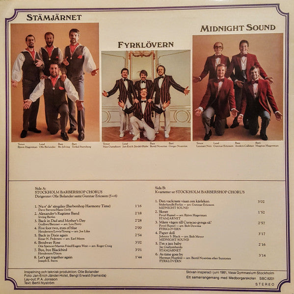 Stockholm Barbershop Chorus – Let's Get Together Again, image 4