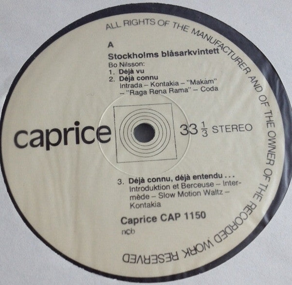Stockholms Blåsarkvintett, Bo Nilsson / György Ligeti – Bo Nilsson - György Ligeti, image 2