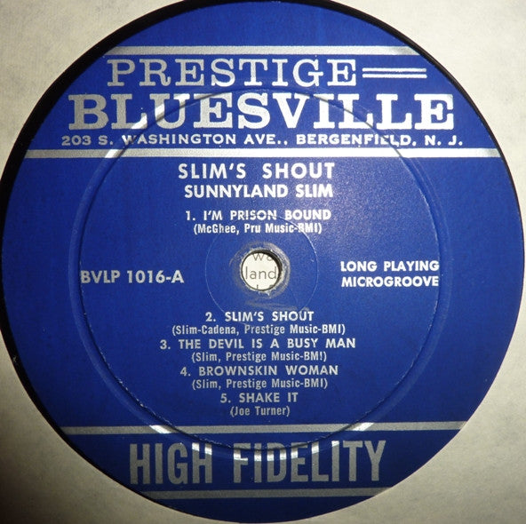 Sunnyland Slim – Slim's Shout, image 3