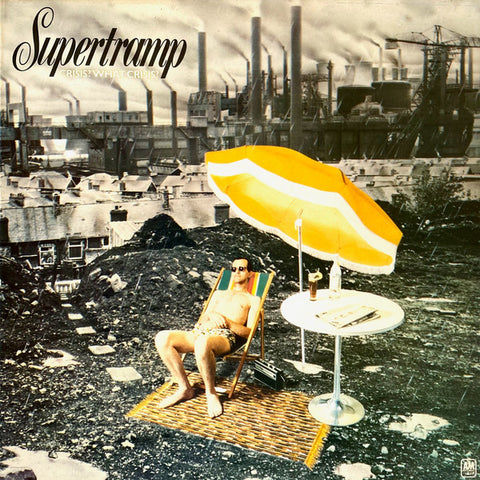 Front cover of Supertramp – Crisis? What Crisis?, A&M Records, Netherlands, 1975