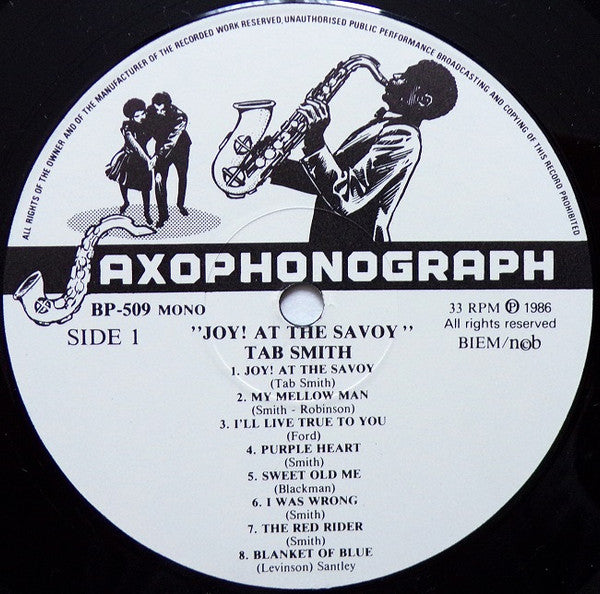 Tab Smith – Joy! At The Savoy, image 3