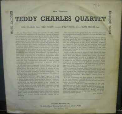 Teddy Charles Quartet With Teddy Charles, Jolly Roger, Curtis Counce, Shelly Manne – New Directions, image 2