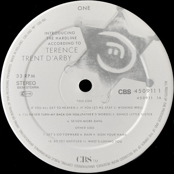 Terence Trent D'Arby – Introducing The Hardline According To Terence Trent D'Arby, image 3