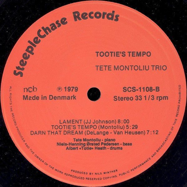 Tete Montoliu Trio – Tootie's Tempo, image 4