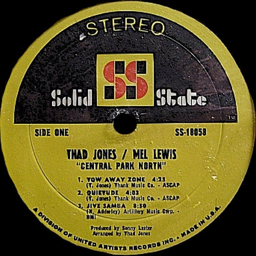 Thad Jones / Mel Lewis Jazz Orchestra – Central Park North, image 4