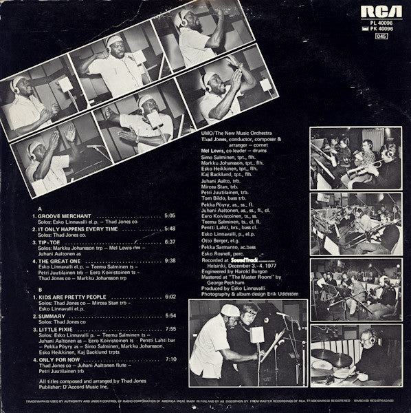 Thad Jones / Mel Lewis & UMO – Thad Jones, Mel Lewis & UMO, image 2