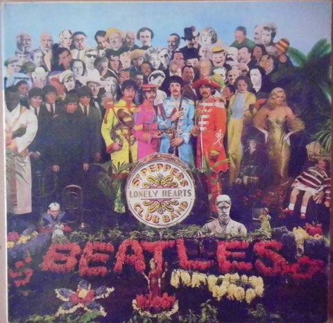 Front cover of The Beatles – Sgt. Pepper's Lonely Hearts Club Band, Parlophone, Italy, 1976