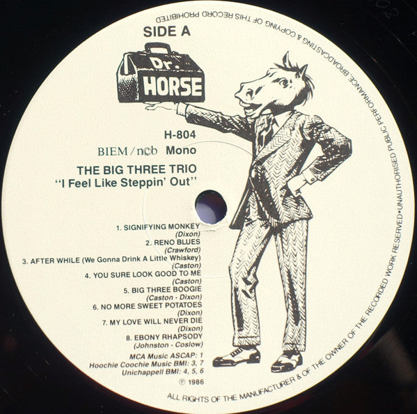 The Big Three Trio – I Feel Like Steppin' Out, image 5