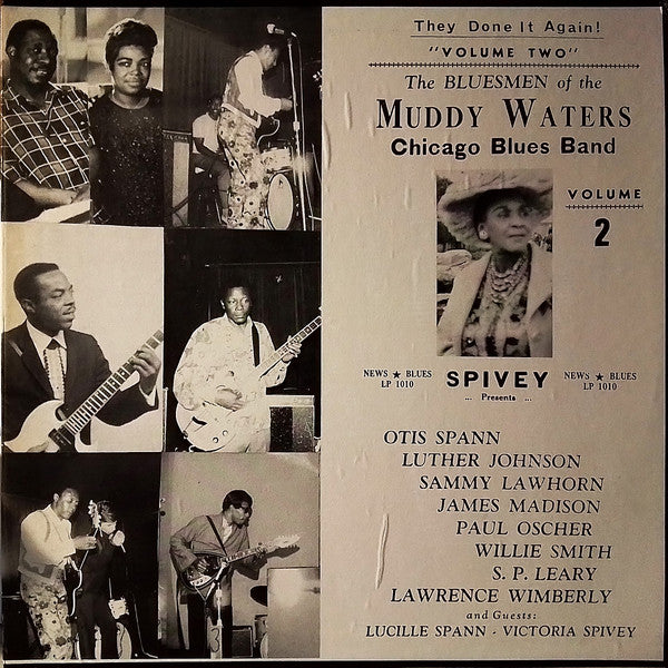 Front cover of The Bluesmen Of The Muddy Waters Chicago Blues Band – Volume 2, Spivey Records, US