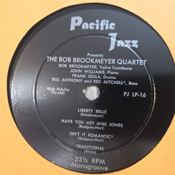 Bob Brookmeyer Quartet featuring John Williams And Red Mitchell – Bob Brookmeyer Quartet, image 3