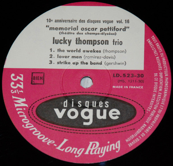 Bud Powell Trio / Lucky Thompson Trio – Memorial Oscar Pettiford, image 5