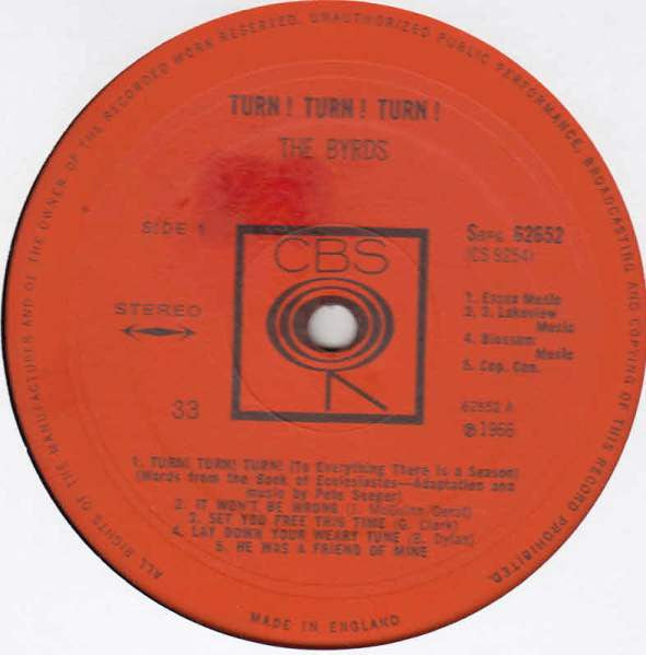 The Byrds – Turn! Turn! Turn!, image 3