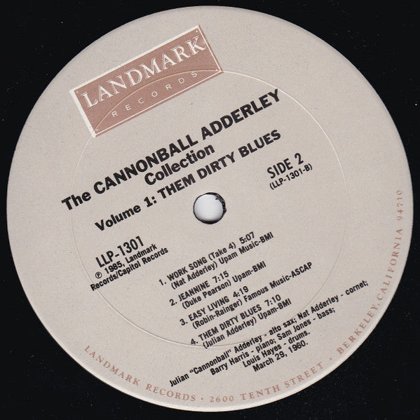 The Cannonball Adderley Quintet – Them Dirty Blues, image 4