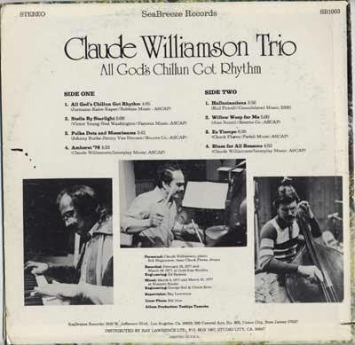 Claude Williamson Trio – All God's Chillun Got Rhythm, image 2