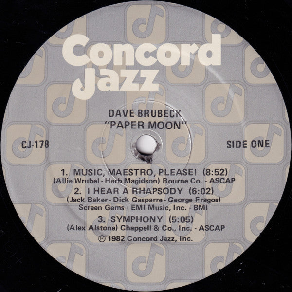 The Dave Brubeck Quartet – Paper Moon, image 3