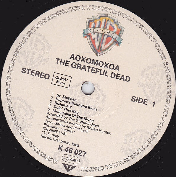 Grateful Dead – Aoxomoxoa, image 3