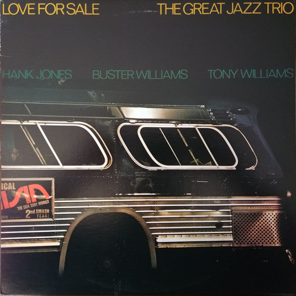 Front cover of The Great Jazz Trio – Love For Sale, Inner City Records, US, 1978