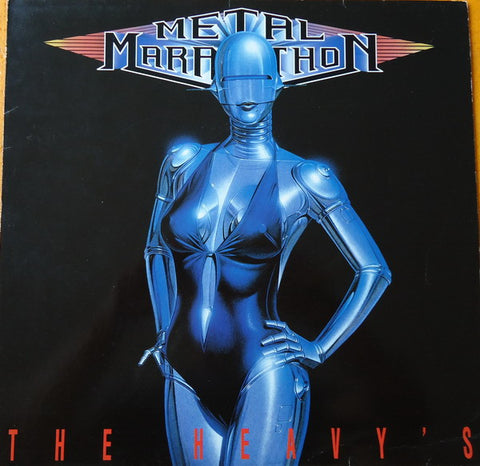 Front cover of The Heavy's – Metal Marathon, Ariola, Germany, 1989