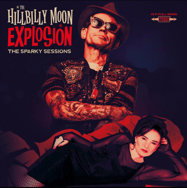 Front cover of The Hillbilly Moon Explosion – The Sparky Sessions, Jungle Records, UK
