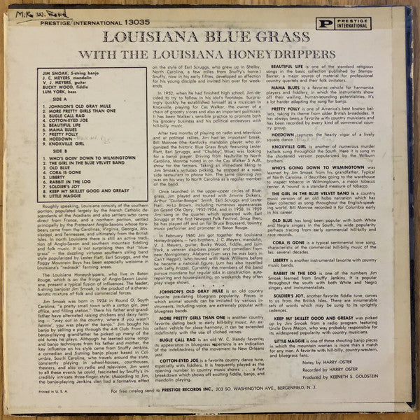 The Louisiana Honeydrippers – Louisiana Blue Grass with The Louisiana Honeydrippers, image 3