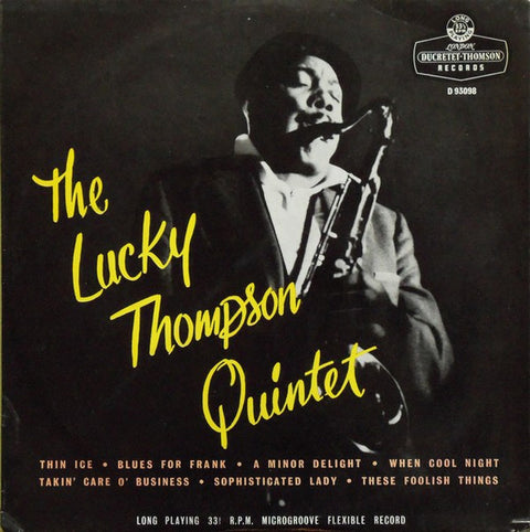 Front cover of The Lucky Thompson Quintet – The Lucky Thompson Quintet, London Ducretet-Thomson, UK, 1956
