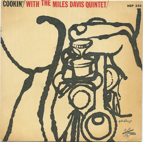 Front cover of The Miles Davis Quintet – Cookin', Metronome, Sweden, 1958
