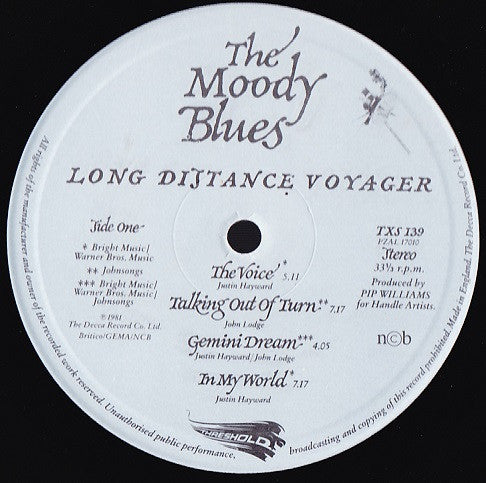 The Moody Blues – Long Distance Voyager, image 5