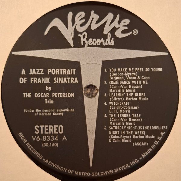 The Oscar Peterson Trio – A Jazz Portrait Of Frank Sinatra, image 3