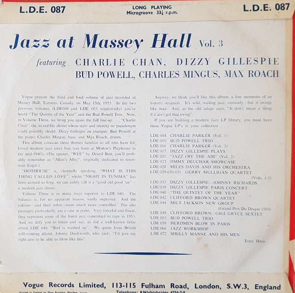 The Quintet Of The Year – Jazz At Massey Hall Volume 3, image 2
