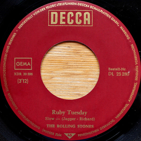 The Rolling Stones – Let's Spend The Night Together / Ruby Tuesday, image 3