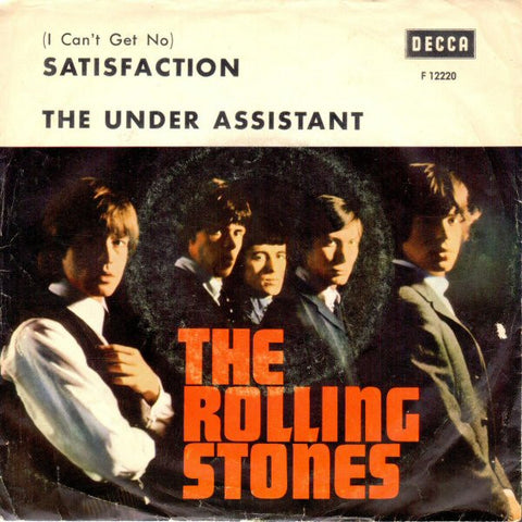 Front cover of The Rolling Stones – (I Can't Get No) Satisfaction, Decca, Sweden, 1965