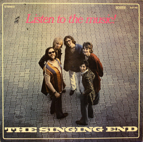 Front cover of The Singing End – Listen To The Music, Anette, Sweden, 1971