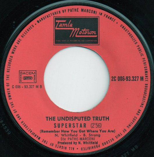 The Undisputed Truth – Unite The World (Ungena Za Ulimwengu) Friendship Train / Superstar, image 4