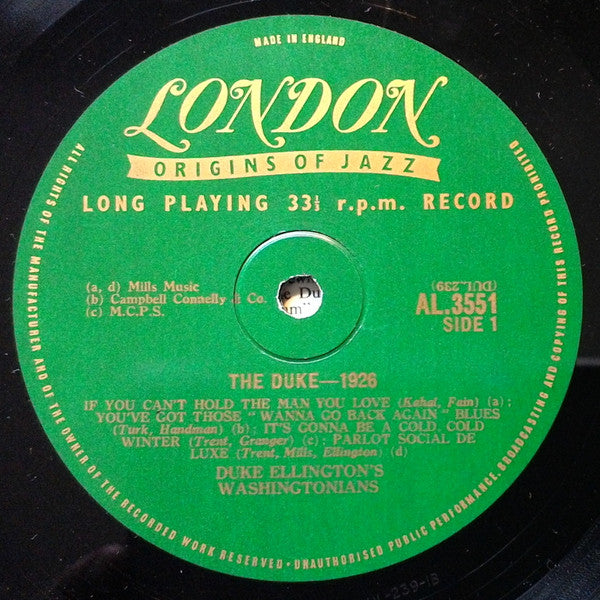 Duke Ellington's Washingtonians – The Duke 1926, image 3