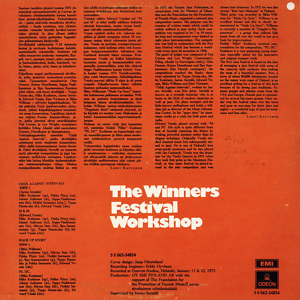 The Winners – Pori Jazz Festival Composition Contest, image 2