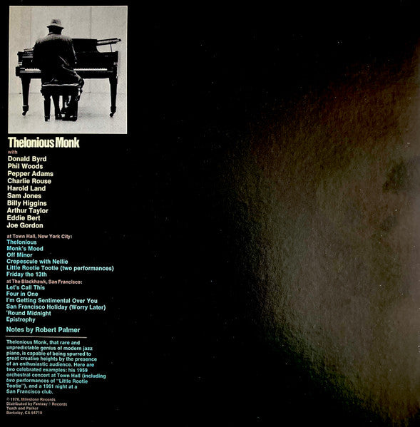 Thelonious Monk – In Person, image 2