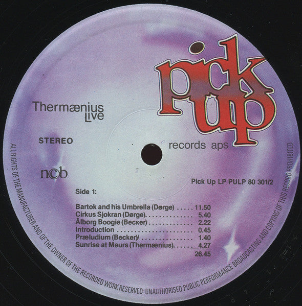 Thermænius – Thermænius Live Musikcaféen, May 28. 1979, image 5