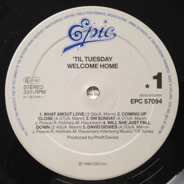 'Til Tuesday – Welcome Home, image 3