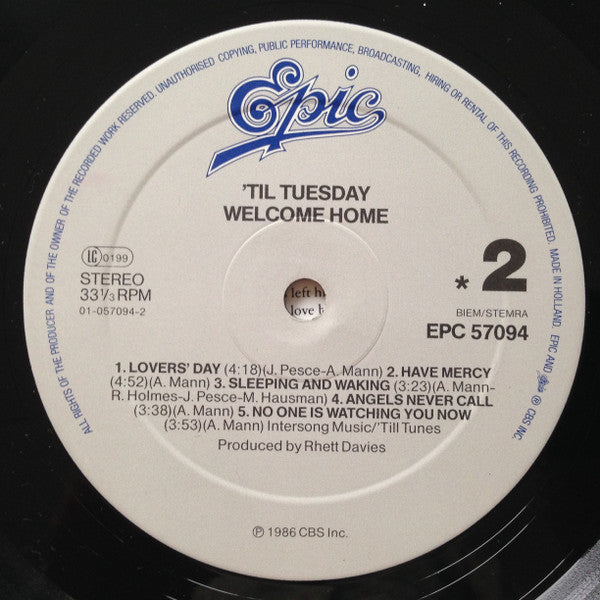 'Til Tuesday – Welcome Home, image 4